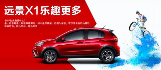 預售價4.78萬元起 吉利遠景X1預售開啟