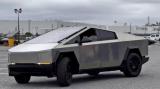 新樣式異形方向盤 特斯拉Cybertruck諜照