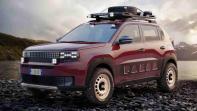 雙電機(jī)混動(dòng)系統(tǒng) 菲亞特熊貓4x4概念車官圖