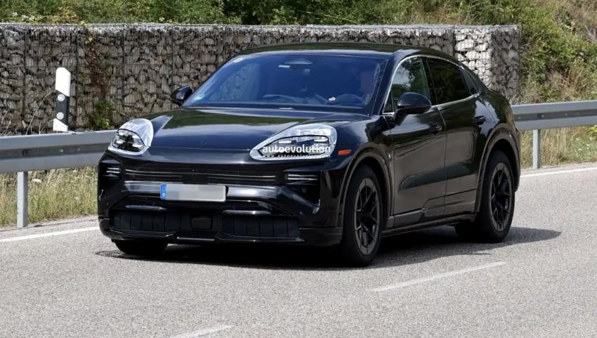 年底發(fā)布 全新保時(shí)捷Cayenne Coupe EV新諜照