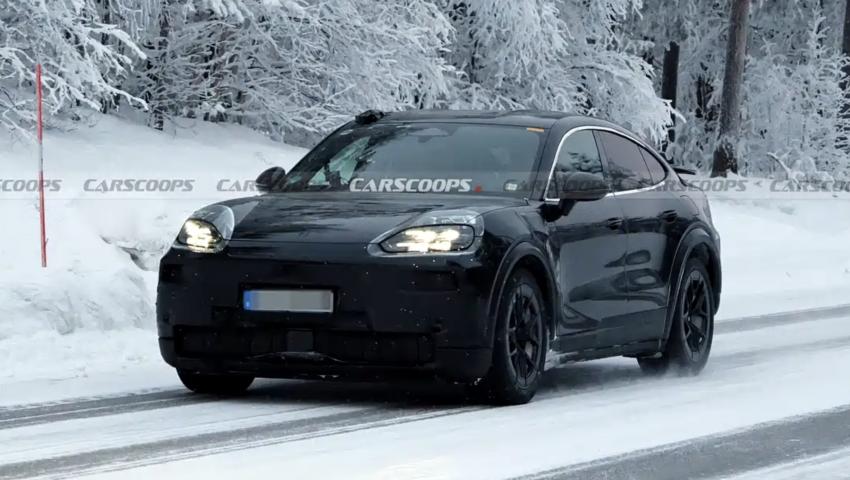 新保時(shí)捷Cayenne Coupe Turbo GT純電諜照